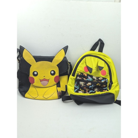 Loungefly Handbags - Pokemon Loungefly Pikachu Shoulder Bag & Mini Backpack Bundle